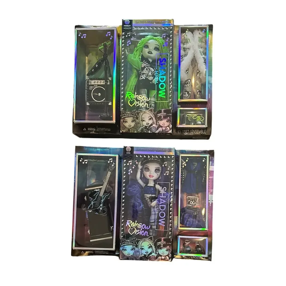 2 New Shadow High Rainbow Vision Series 1 Harley Limestone & Uma Vanhoose Neon